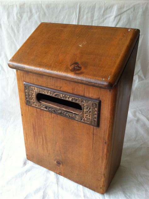 antique wooden mailboxes